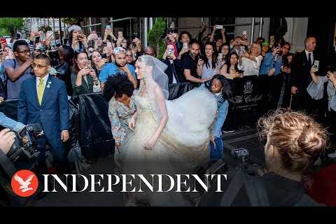Live: Celebrities leave the Carlyle Hotel to attend Met Gala