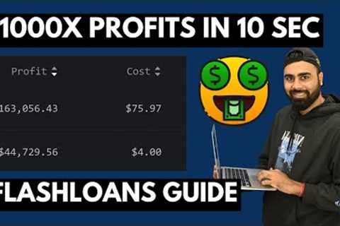 FLASHLOANS: Turning $4 into $44000 in 10 Sec [LIVE]