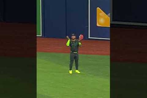 Where did Brett Baty hit this baseball?! 🤯 No, seriously! Where did he hit it?