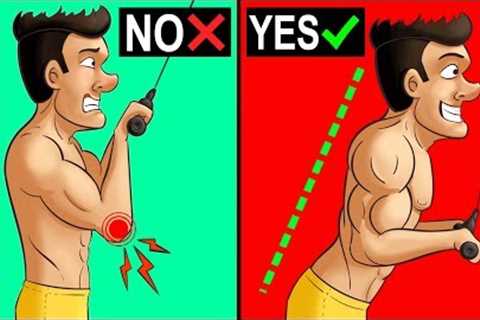 8 Gym Exercises (YOU'RE DOING WRONG!)