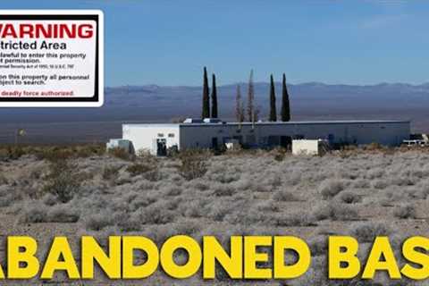 Abandoned Military Base in the Mojave Desert - What's Inside?