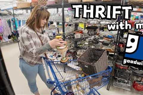 GOODWILL Thrift With Me | Crazy Lamp Lady | Reselling