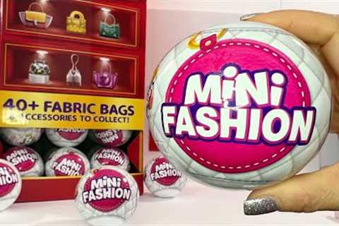 MINI FASHION BRANDS SERIES 1 | GIVEAWAY | UNBOXING MINI TOYS 5 SURPRISE BALLS | FULL BOX