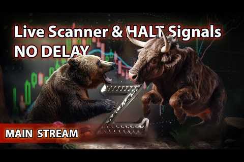 🌊Live Scanner and Day Trade Ideas, NO DELAY. Morning Gappers Momentum and Halt Scanner 05/06/2024