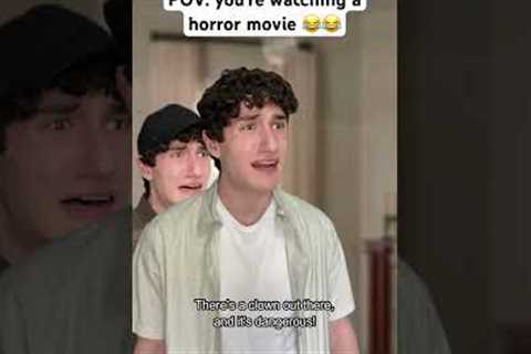 Horror movie trailers be like #shorts #funny #comedy