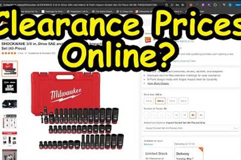 Home Depot Clearance Tool Deals &amp; More