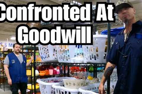 Goodwill CONFRONTATION | High Thrift Store Prices | Thrifting For Reselling