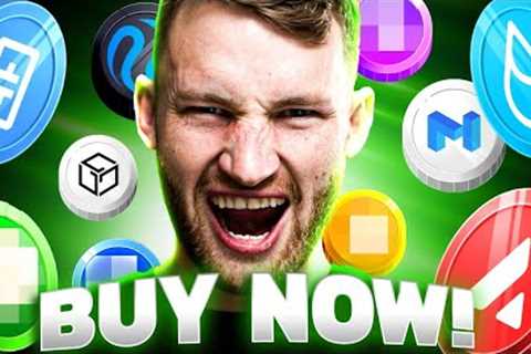 10 Altcoins You Can BUY RIGHT NOW! [BIG PROFITS LATER]