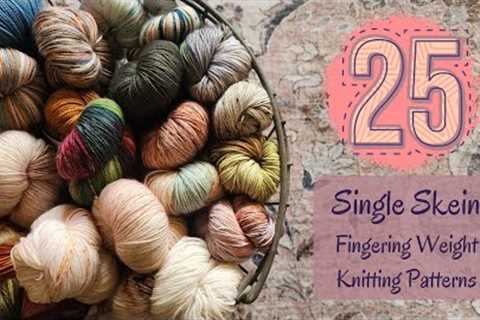 25 One-Skein Patterns for That Special Skein of Fingering Weight Yarn