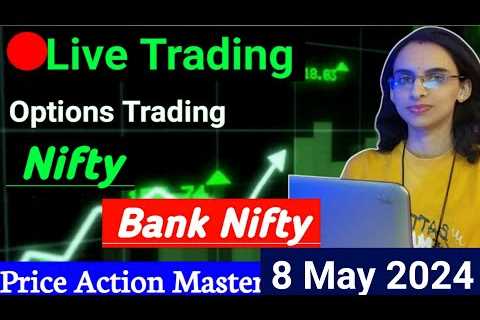 Live Trading | 8 May | Nifty / Banknifty Options Trading #livetrading #optionstrading
