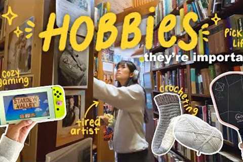 ARTIST VLOG | why hobbies are important 🙃getting productive and battling burn out