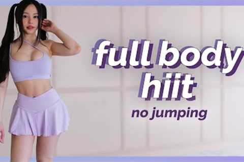 Full Body Burn HIIT Workout - Beginner Friendly No Jumping