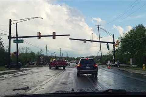 Tornado in Kalamazoo Portage Michigan 05-07-2024