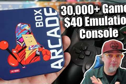 $40 Retro Emulation Console - Arcade Box With Over 30,000 Console &amp; Arcade Games REVIEW!