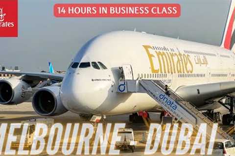From Australia in Business Class | Melbourne to Dubai | Emirates Business Class | A380 | Trip Report