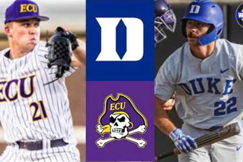 #9 Duke vs #6 East Carolina Highlights | 2024 College Baseball Highlights