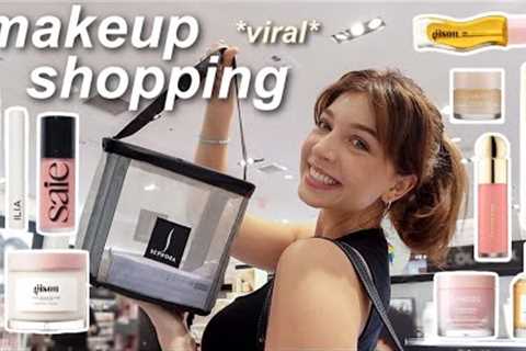 let's go makeup shopping for viral high-end products