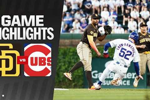 Padres vs. Cubs Game Highlights (5/7/24) | MLB Highlights