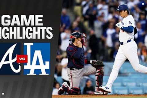 Braves vs. Dodgers Game Highlights (5/4/24) | MLB Highlights