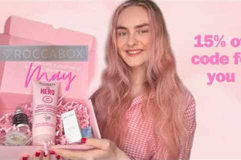 ROCCABOX MAY 2024 HAIR AND SKIN HEROES BEAUTY SUBSCRIPTION BOX UNBOXING &amp; DISCOUNT CODE 💕