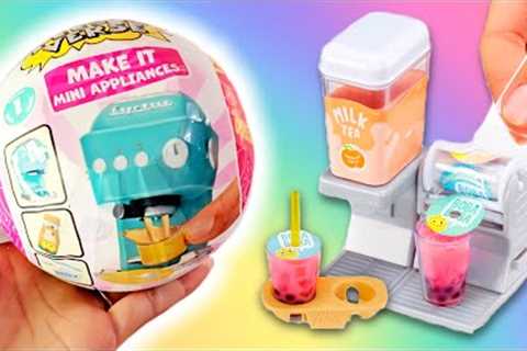 MAKING *MORE* MINI FOOD! MiniVerse Make It Mini Appliances! Boba, Soda, Coffee and More!