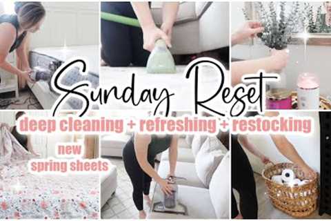 ✨ SUNDAY RESET \\ Whole House Clean With Me + Declutter + Refresh \\ Cleaning Motivation