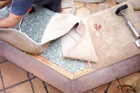 Conversation Pit Carpet Replacement
