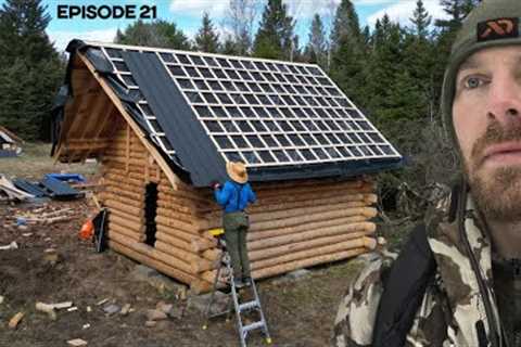 Winter Log Cabin Build on Off-Grid Homestead |EP21|