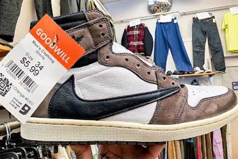 Sneaker Shopping At Thrift Stores!