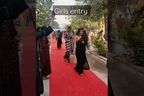 Girls entry on farewell #viralvideo #viral #trending #viralnow #trendingshorts #girls