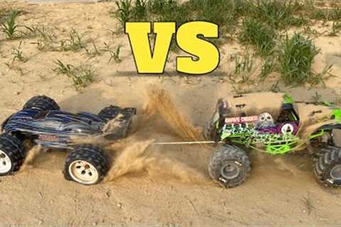JLB Cheetah RC Car vs Axial SMT10 Grave Digger | Remote Control Car | RC Cars