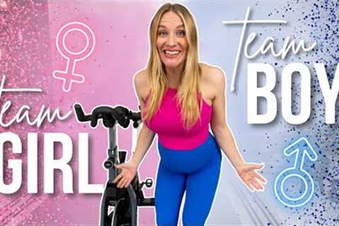 GENDER REVEAL | LIVE Indoor Cycling Workout! | 45-minute Cycling Class