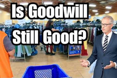 The End Of Goodwill Thrift Store | Thrifting For Resale | Reselling On Ebay