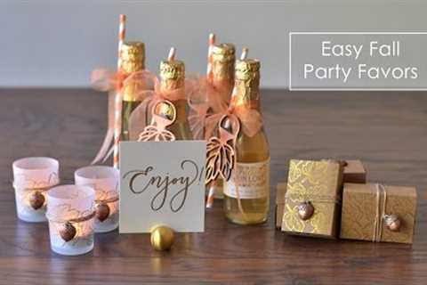 DIY Easy Fall Party Favors