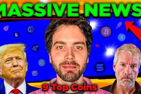 9 CRYPTO COINS YOU NEED - $1 Million Bitcoin Price Prediction!