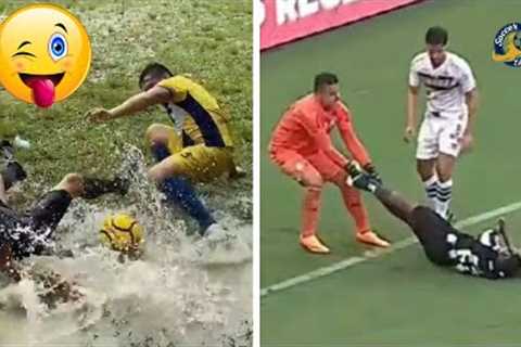 Biggest Soccer FAILS:  Clear through flop in football #14