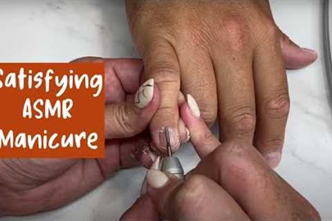 ASMR SATISFYING MALE MANICURE #asmrsounds #asmrvideo #asmr #manicure #hdh #nails