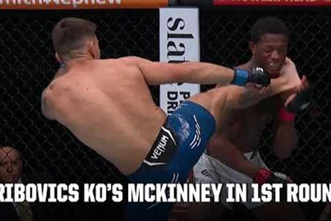Esteban Ribovics HEAD-KICK KO on Terrance McKinney at #UFCStLouis | ESPN MMA