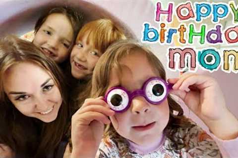 BiRTHDAY SURPRiSE for JENNY!!  Family Party in a Fort and Disneyland stories with Adley Niko &amp;..