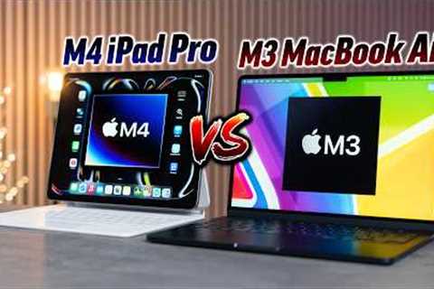 M4 iPad Pro vs M3 MacBook Air - The BETTER Laptop?!
