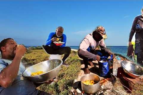 Survival Skills On A Deserted Tropical Island: Hunting, Catching, Cleaning And Cooking