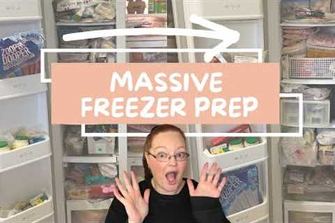 FREEZER PREPPING SET UP / ORGANISING &amp; PLANNING FOR BEGINNER STOCKPILING / FOOD STORAGE