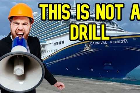 CREW MEMBER FALLS OVERBOARD AT THE BEST OR WORST POSSIBLE TIME  - CRUISE NEWS