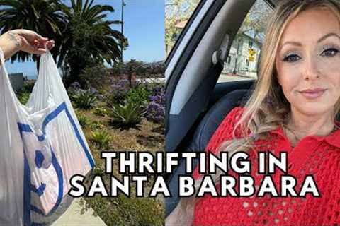 THRIFT SHOPPING GOODWILL SANTA BARBARA THRIFT HAUL TRY ON