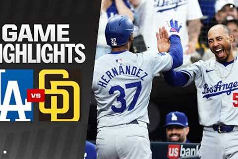 Dodgers vs. Padres Game Highlights (5/11/24) | MLB Highlights