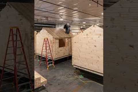 Building a Tiny Home Log Cabin
