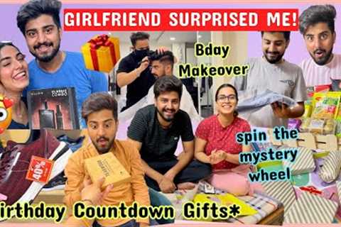OMG!😱 My GIRLFRIEND Surprised Me With *Birthday Countdown Gifts* Till My Birthday 🥳🎁