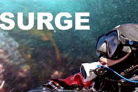 Getting rocked by surge - Scuba diving in La Jolla and Shaw's Cove