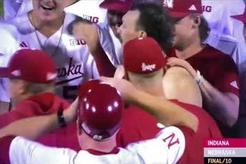 Cole Evans Walk-Off Home Run Nebraska Husker Baseball vs Indiana 5/11/24
