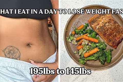 WHAT I EAT IN A DAY TO LOSE WEIGHT 🍜